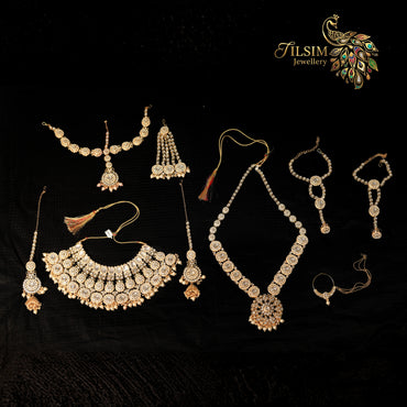 Rajwadi Kundan Bridal Jewellery Set – Complete Bridal Accessories