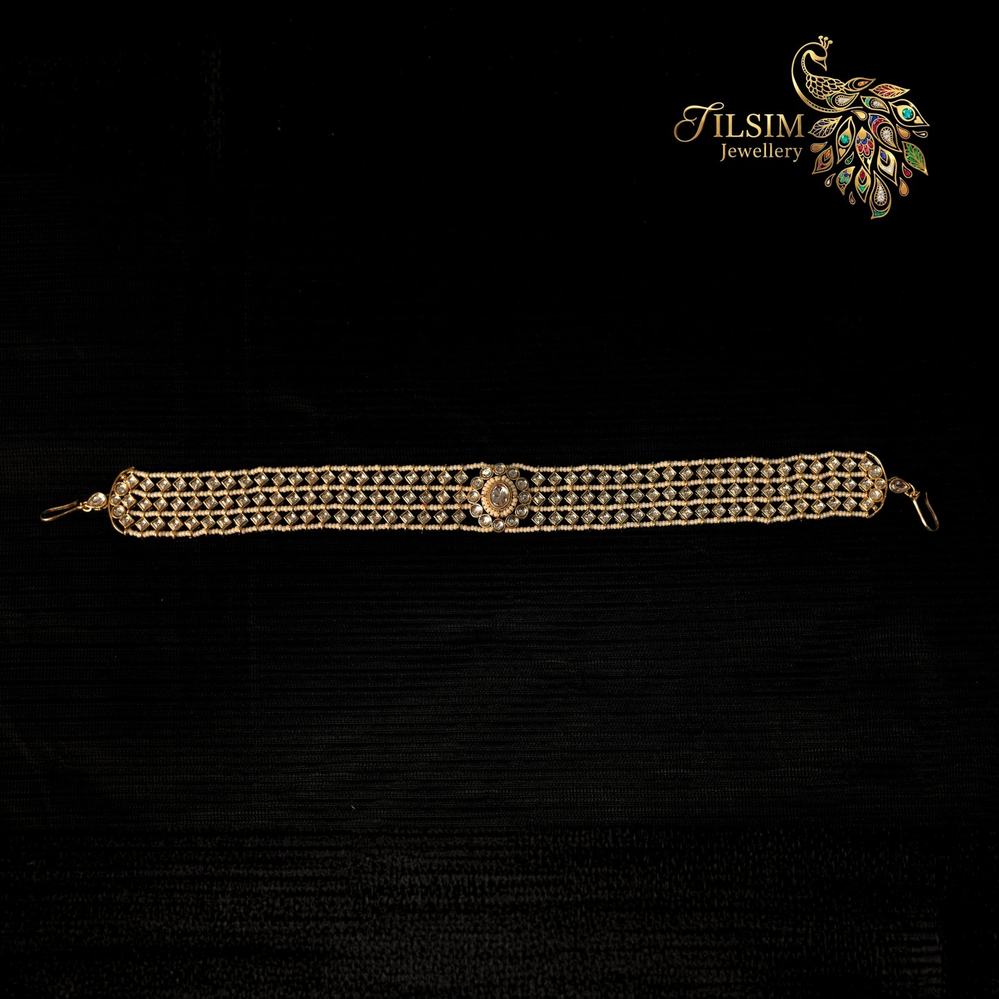 Long Kundan & Pearl Bridal Jewellery Set – Complete Bridal Accessories