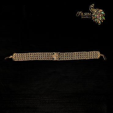 Rajwadi Kundan & Pearl Bridal Jewellery Set – Complete Wedding Accessories