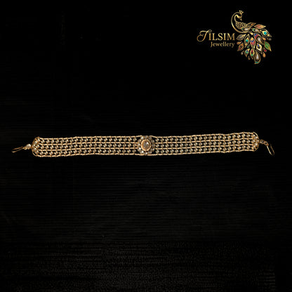 Long Kundan & Pearl Bridal Jewellery Set – Complete Bridal Accessories