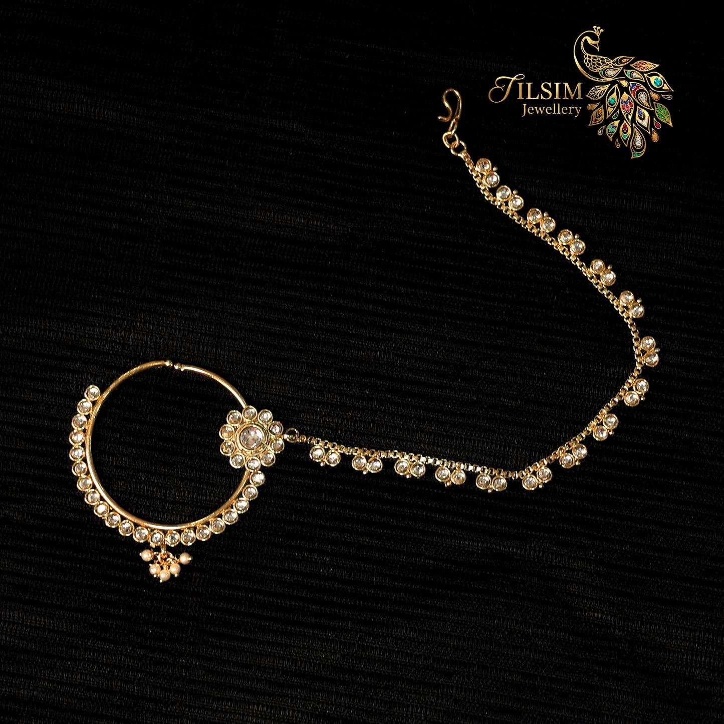 Long Kundan & Pearl Bridal Jewellery Set – Complete Bridal Accessories