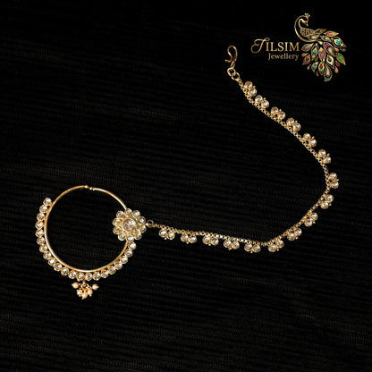 Long Kundan & Pearl Bridal Jewellery Set – Complete Bridal Accessories